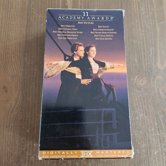 Titanic VHS, 1998, 2-Tape Set Very Good Condition Tested And Working Vintage - Picture 2 of 10